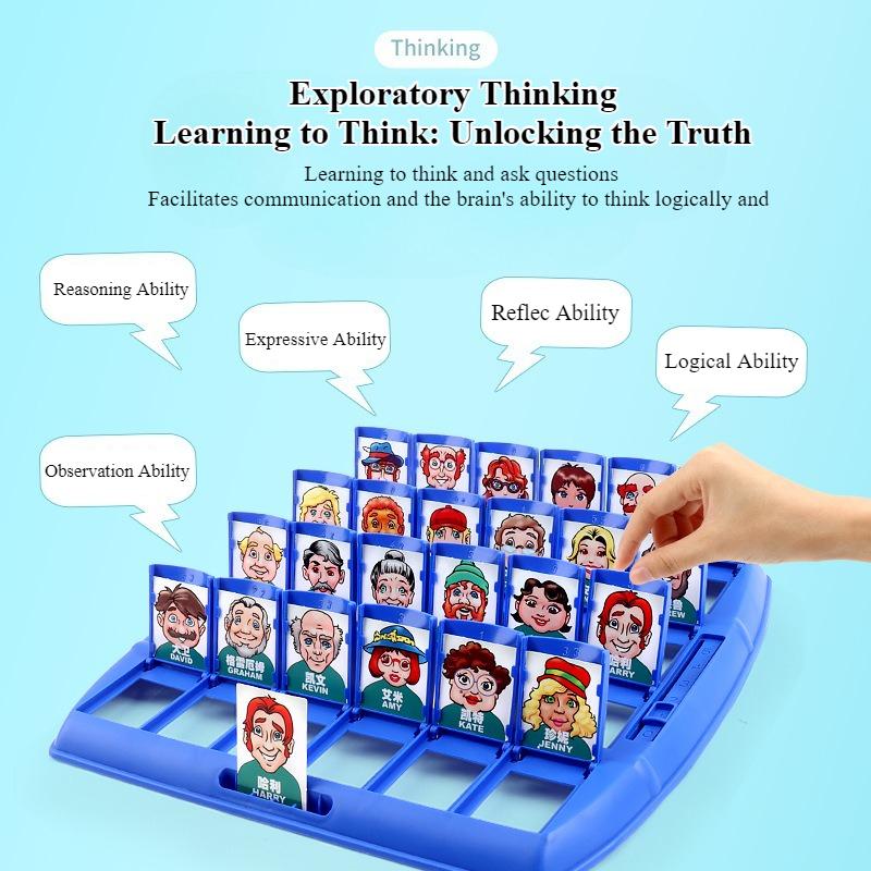 1 Набор Угадай кто я Подарок Интерактивная двойная головоломка для родителей и детей Подарок Сувениры для вечеринки