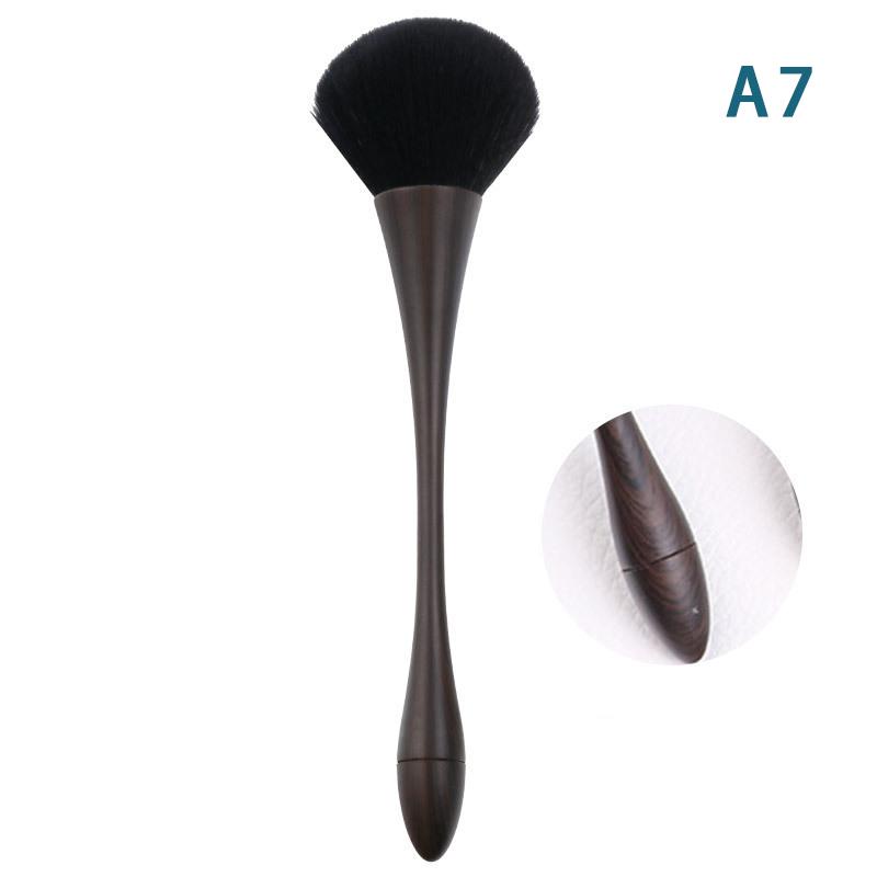 7 Style Nail Cleaning Dust Brush For Manicure Beauty Long Handle Brush Blush Powder Gel Nail Accessories Tool