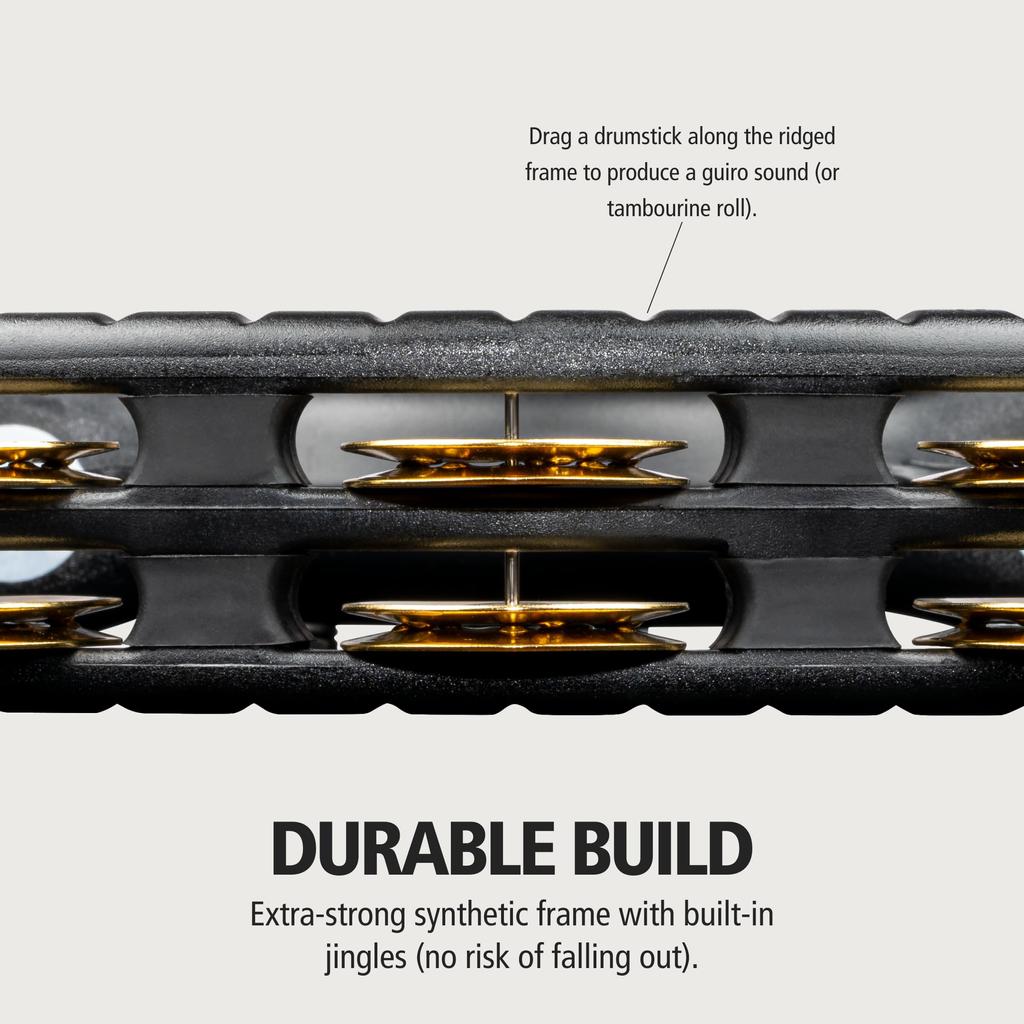 MEINL перкуссионный тамбурин традиционный ABS тамбурин духовой звон TMT2B-BK []