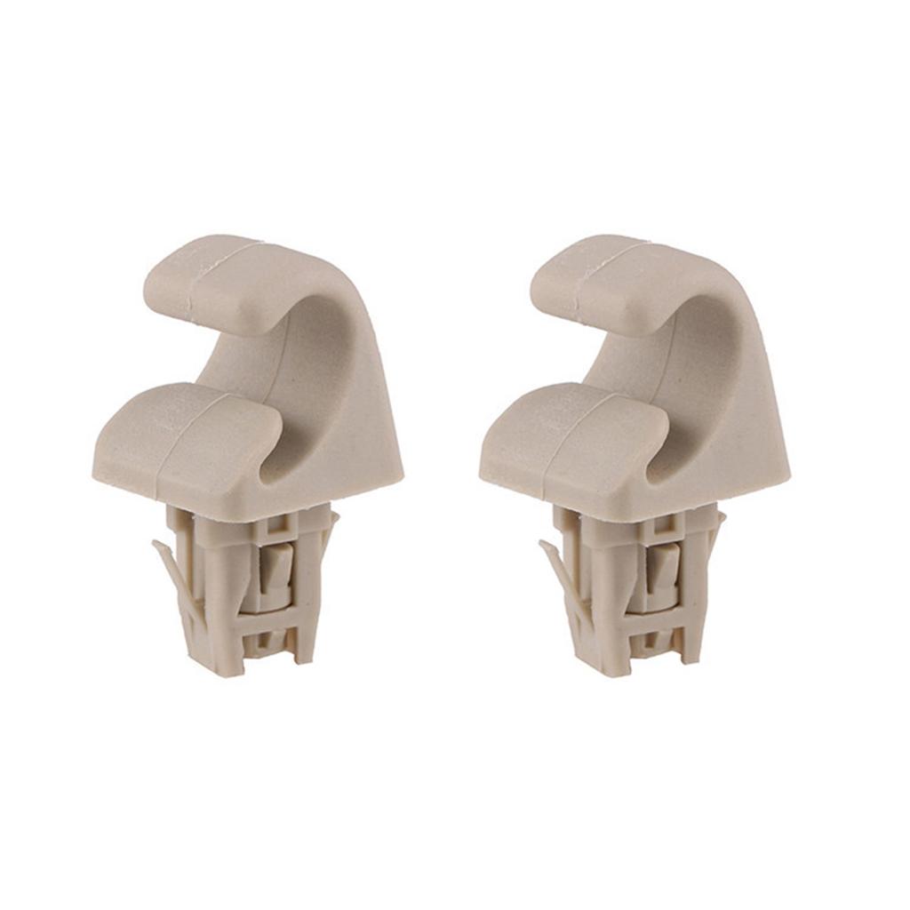 1 Pair Sun Visor Clip Hook Bracket Retainer Interior Trim Fastener Clip for Camry Corolla Matrix Prius RAV4 74348-33040