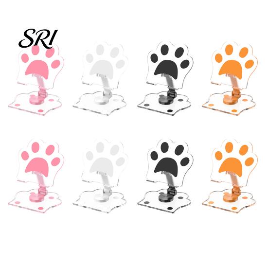 Cat Paw Phone Stand Mobile Holder Foldable Adjustable Multi-Angle Rotation Non-slip Acrylic And Tablet for Desk Office Travel Use