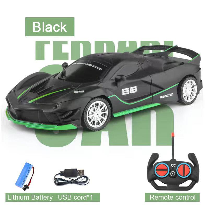 1:18 гоночный автомобиль с дистанционным управлением, игрушечный светодиодный светильник, модель автомобиля, электрическое моделирование, высокоскоростной спортивный дрифт, электрический детский радиоуправляемый автомобиль