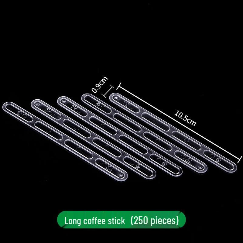 Disposable Plastic Coffee Stirrers (250-Pack)