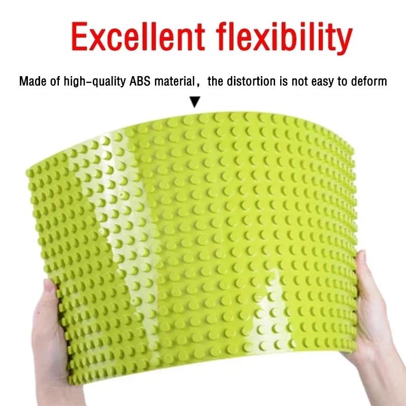 Duploes Big Size Baseplate Multiple Sizes 16x16 8x8 4x4 Bricks Assembly Plates Large Particles Figures Building Blocks Kid Toys