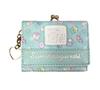 Sun Art Sumikko Gurashi Synthetic Leather Patch Series Clasp Mini Wallet Mint 1632 [SG MIT]