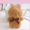 Adorable Plush Bunny Keychain With Cute Bow Decoration Perfect For Backpacks And Gifts