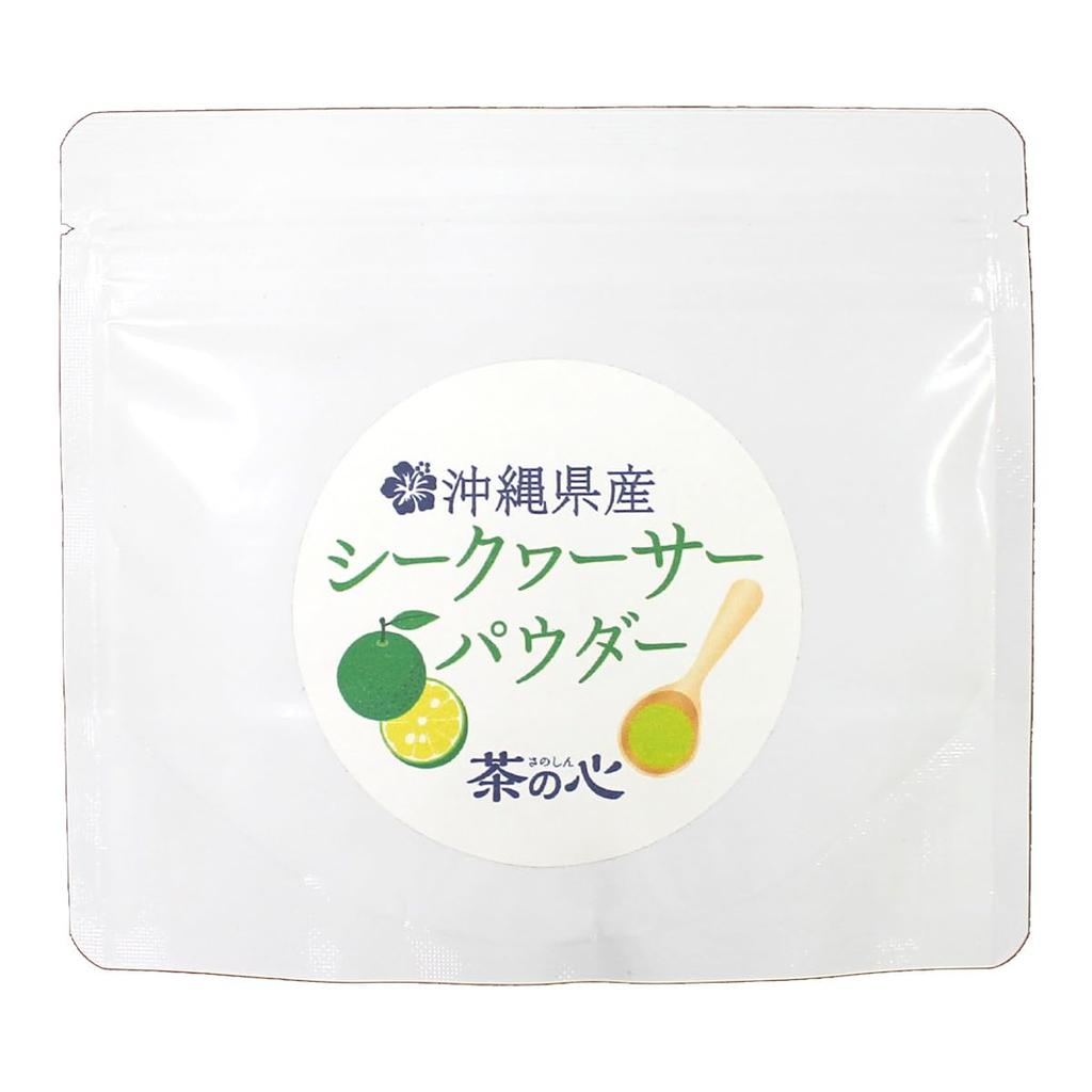 Порошок Cha no Kokoro Shikuwasa 100 г x 10 пакетиков в наборе Произведено в префектуре Окинава