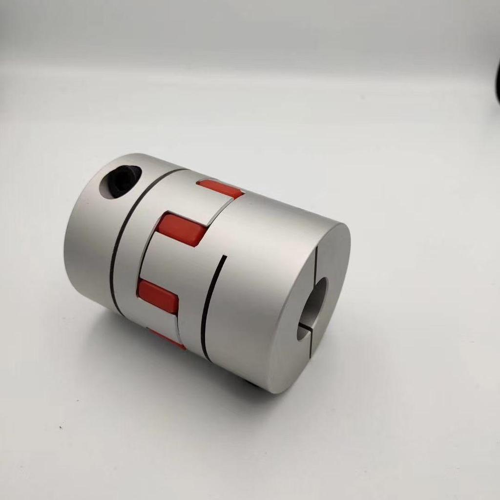 Aluminum Alloy Plum Blossom Coupling for High Precision Servo Motors, Elastic Variable Diameter with Large and Small Heads.