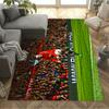 Sports Team Celebration Floor Rug Office Rug Suitable for Entryway Hallway Kitchen Living Rooms Antislip Carpet Decorate Offices