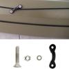 Kayak Anchor Trolley Kit Deck Rigging Set 9M Rope Canoe Accessories