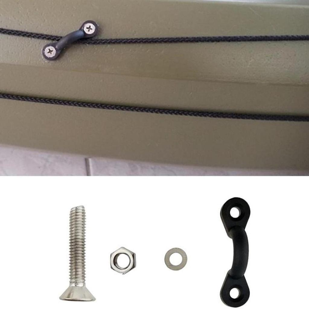 Kayak Anchor Trolley Kit Deck Rigging Set 9M Rope Canoe Accessories