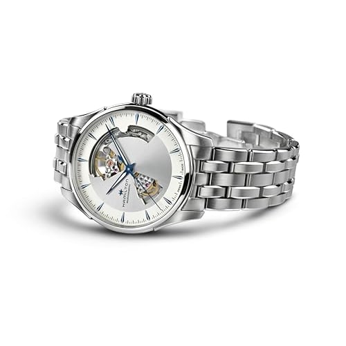 Hamilton Jazzmaster Open Heart Automatic Watch H32675150 Unisex [Official Import] with Official Warranty