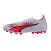 Ultra Ultimate Composite Ground MG (Rubber Short Studs) Artificial Turf Fabric Soccer Shoes Unisex Soccer Shoes White Red 107506-01