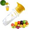 Manual Juicer with Built-in Filters Orange Squeeze Juicer Portable Lemon Squeezer Hand Juicer for Limes Citrus