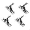 4 Pieces Heavy Duty 316 Stainless Steel Marine Boat Canopy Fitting with Removable Pin