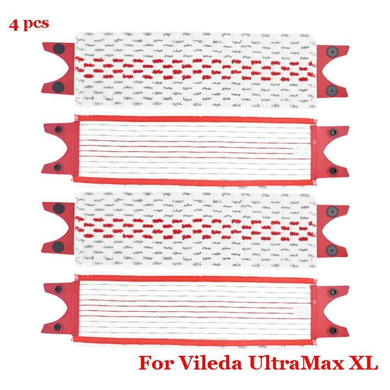 Сменные салфетки из микрофибры для швабры Vileda UltraMax XL, многоразовые, для плоской моющей насадки, быстросохнущие, можно стирать в машине