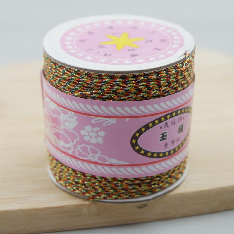 Chengxin Brand Dragon Boat Festival Будда Бусины King Kong Разноцветные Нити Плюс Золотой Материал Сделай Сам Плетеный Браслет Бодхи Пятицветная Веревка