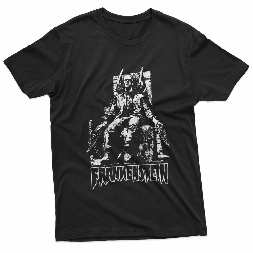 Frankenstein Classic Horror Movie Fan 100% Cotton T-shirt Mens Tees Top