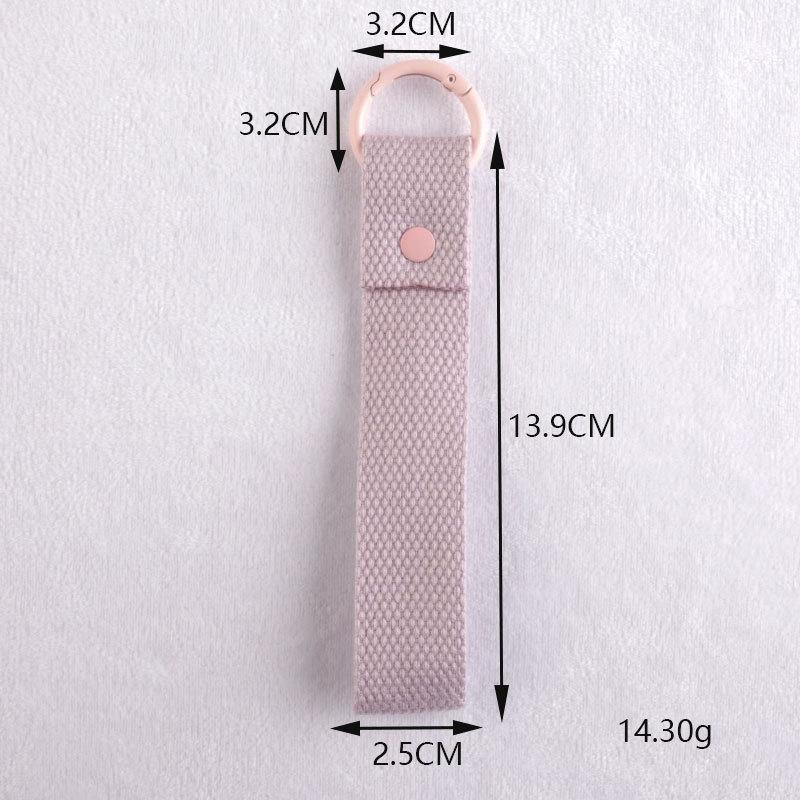 New Fashion Cotton Keychain Lanyard Car Keys Canvas Strap Keyring Schoolbag Backpack Pendent Key Chain Wrist Straps