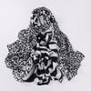 The New Leopard Print Patchwork Shawl Is Fashionable  Retro  Breathable and Sun-protective Thin Silk Scarf