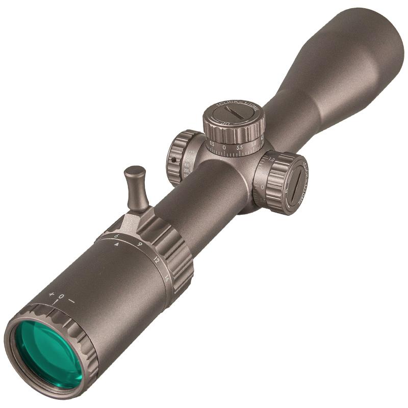 FIRE WOLF DE 4-16x44 SF Scope Hunting Scope 30mm 1/10Mil Turret Adjustment W/ Locking System HD W/ Wilde Angle Eyepi