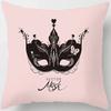 Peach Skin Pillowcase Home Decor  Candy Color Macaron Print Car Sofa Pillow Cushion Cover