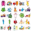 50 водостойких декоративных наклеек Numberblocks для дошкольного образования