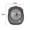 Professional LCD Sports Stopwatch Waterproof Training Timer Portable 24H Clock Watch