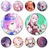 32/44/58mm Megurine Luka Cartoon Badge Cosplay Game Brooches Handmade Exquistie Enamel Pins for Clothes Backpack Jewelry Accessories