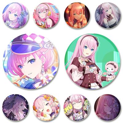 32/44/58 мм Megurine Luka значок мультфильма косплей игра броши ручной работы exquistie эмалированные булавки для одежды рюкзак ювелирные изделия аксессуары
