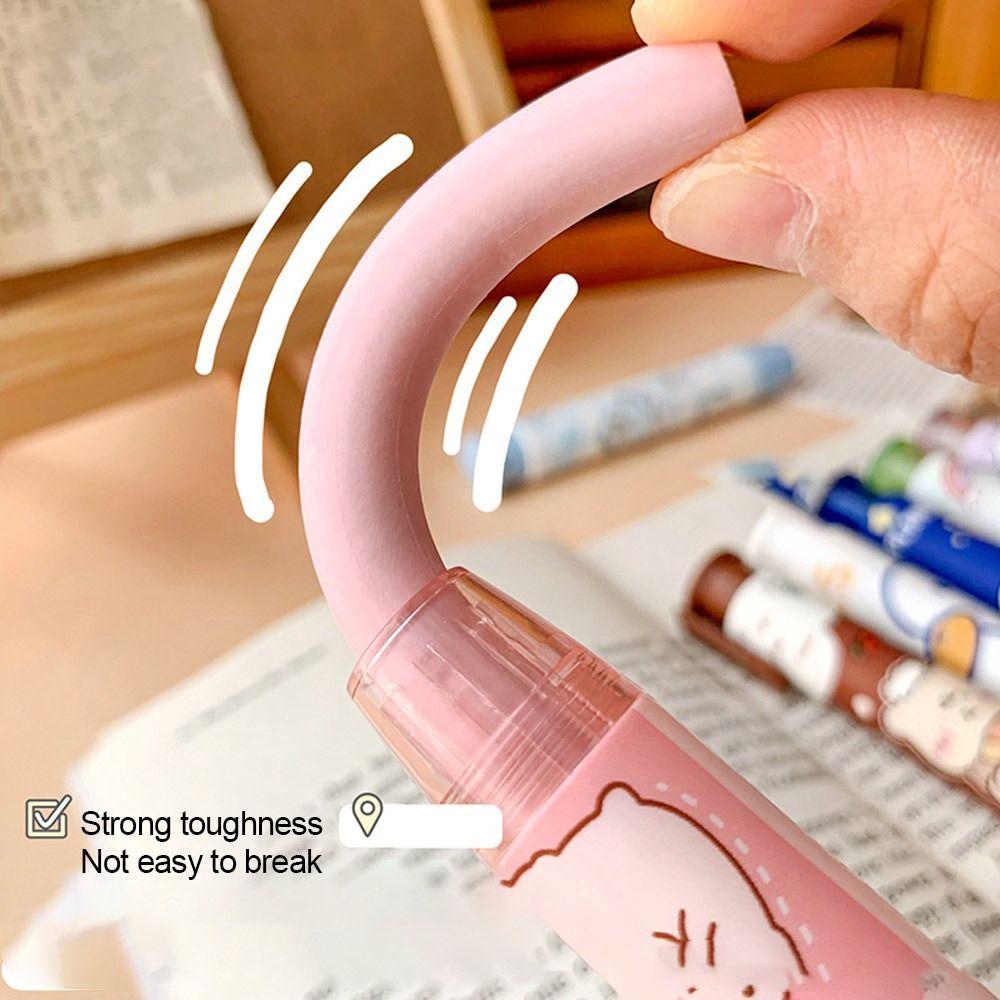 Replaceable Rubber Core Pressing Pencil Eraser Students Prize Pen Type Eraser  School  Supplies