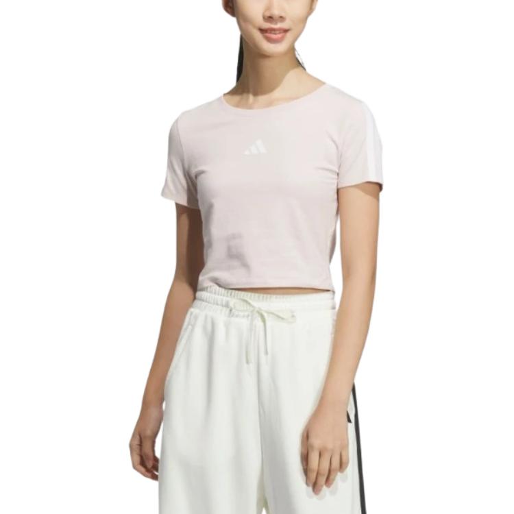 Adidas SS25 T Shirt Women's Purple Pink JZ2314
