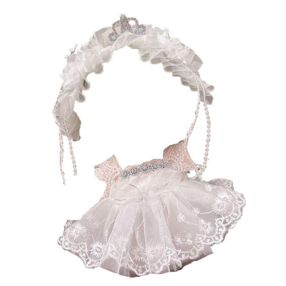 Academic Style 20cm Cotton Doll Dress Princess Skirt Plush Doll Clothes Doll Accessories