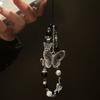 Luxury Clear Bead Phone Strap Y2K Bowknot Wrist Short Rope  Phone Bag Accessories