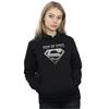 DC Comics Womens/Ladies Superman Man Of Steel Shield Hoodie