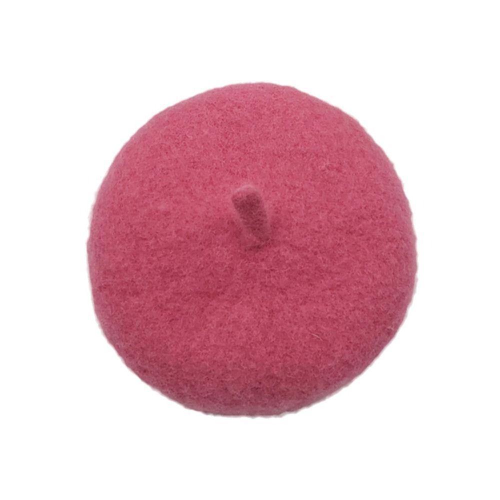 1 pcs Mini Solid Color Pet Decor Pet Wool Cap Pet Headwear Dog Beret Cat Hat
