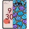 Модный Простой Чехол-Накладка с Лицом Улыбки для Пары на Телефон Google Pixel 8 7 6 7A 6A Pro 5G Ударопрочный Силиконовый 9 Pro XL 8 Pro 5G