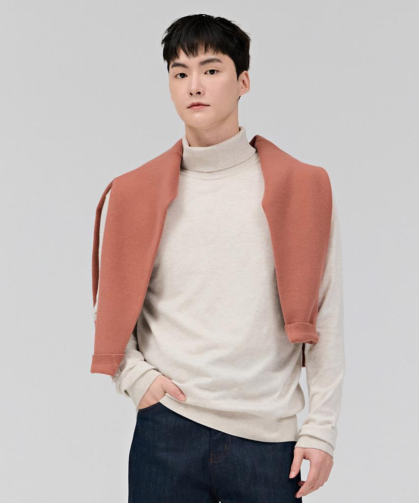 CHASECULT Men'S Basic Turtleneck Sweater-Dfrk5218D0M