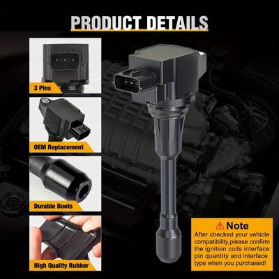 Катушка зажигания UF549 1 шт. Для Nissan Altima X-Trail March Tiida Versa Sentra Pathfinder Rogue Urvan Cube NP300
