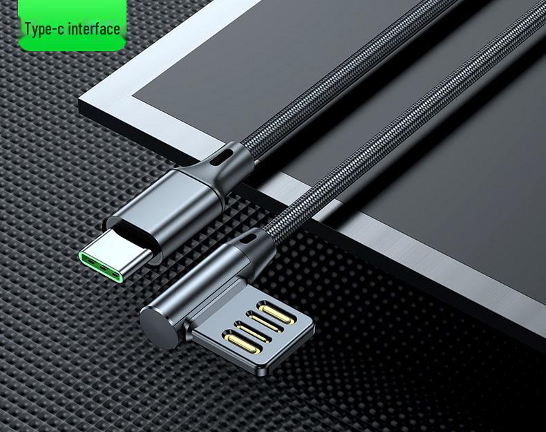 5A USB-кабель для быстрой зарядки с коленчатым разъемом для автомобиля, с глухой заглушкой, доступен в размерах 0,5 м и 2 м