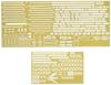 AOSHIMA Waterline Series Detail Up Parts US Navy Aircraft Carrier WASP Dedicated Etched Parts Set Plastic Model Parts 1/700