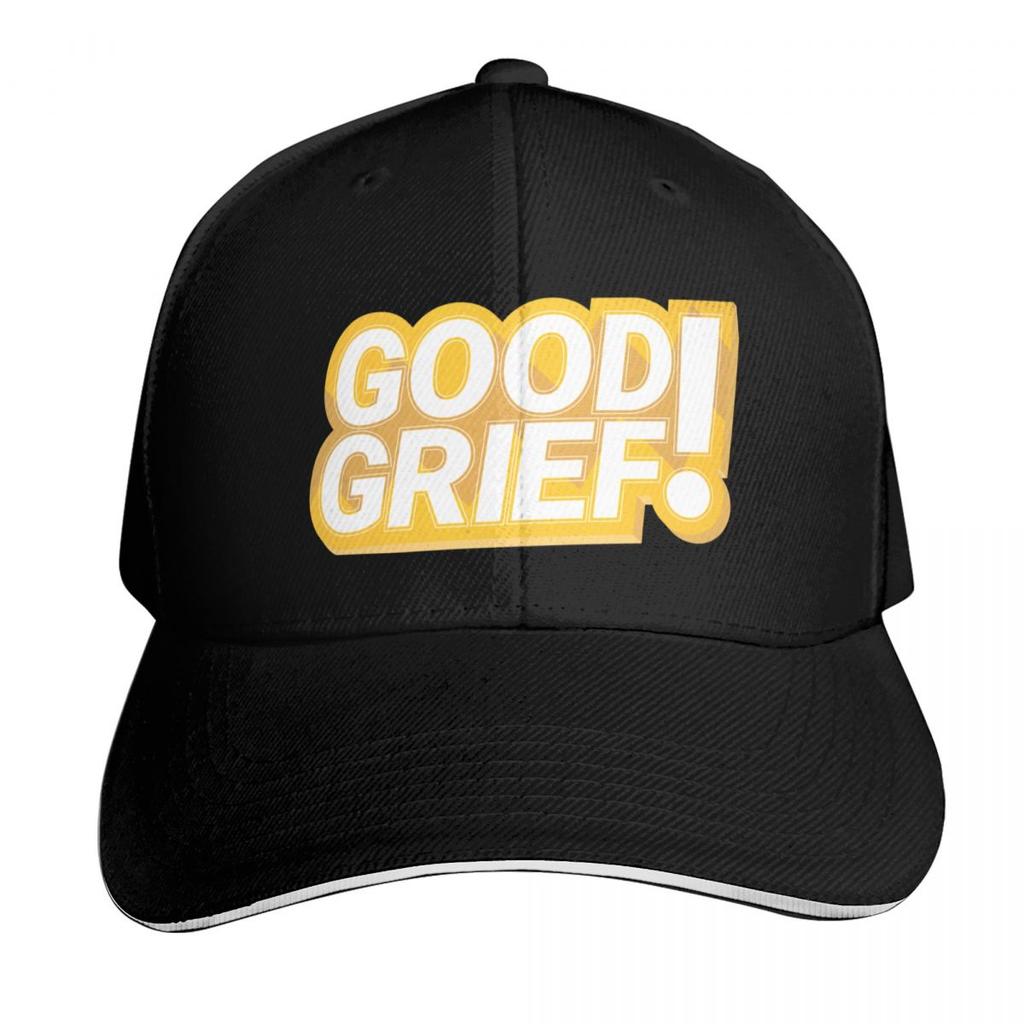 Good Griefyellow Baseball Cap Breathable Mesh Back Adjustable Buckle Closure Moisture Wicking Quick Dry