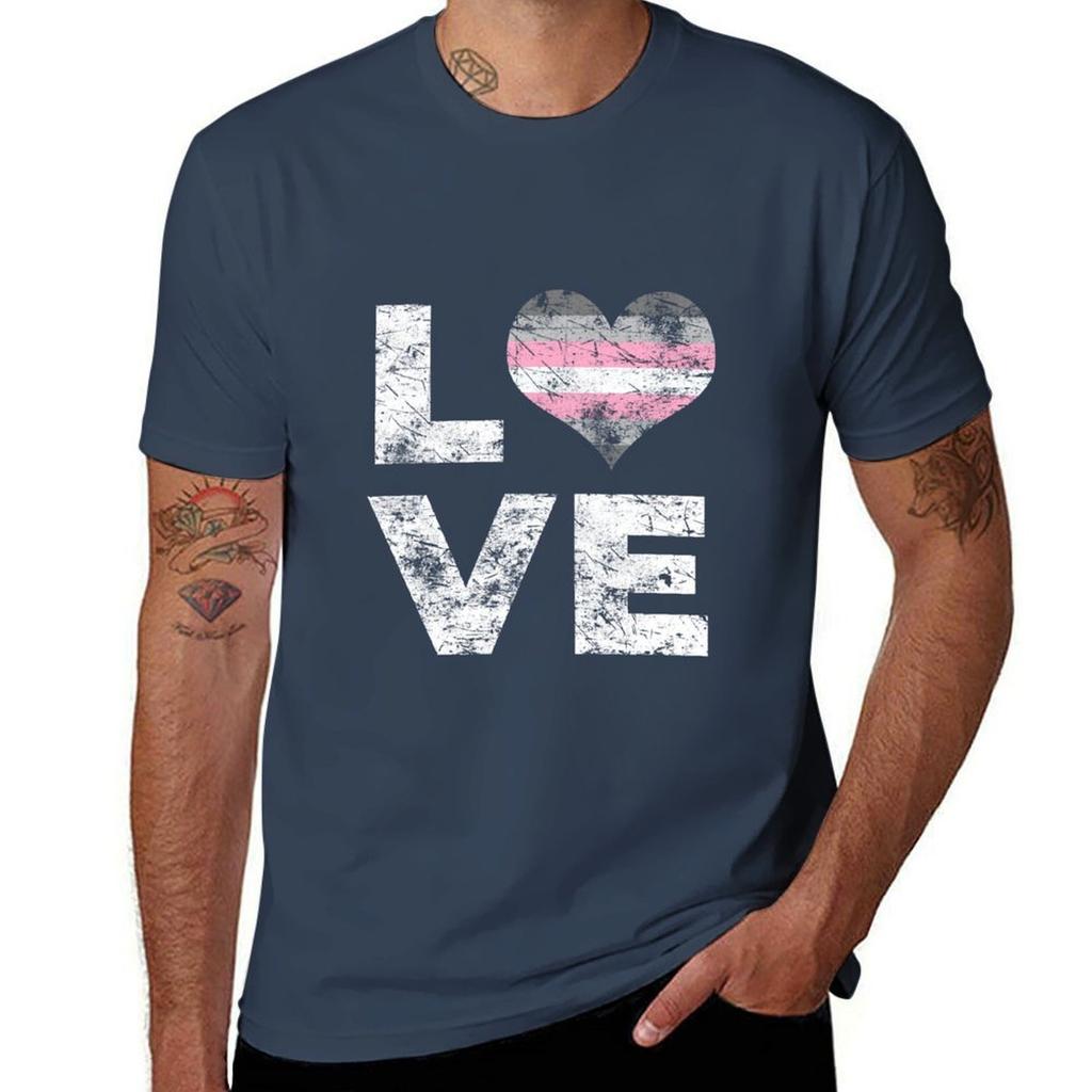 Demigirl Pride Flag Love Vintage Demigirl Flag Tshirt Retro Style Print Casual Top Tshirt