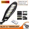 10000W 168LED Модернизированный солнечный уличный фонарь Наружный водонепроницаемый светодиодный садовый настенный солнечный светильник с регулируемым углом Встроенная батарея 10000 мАч Солнечная настенная лампа