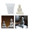Candle Moulds Clay Moulds Crafts Moulds Hand-making Supplies Buddhas Shape Non-stick Silicone Material for Figure Craft
