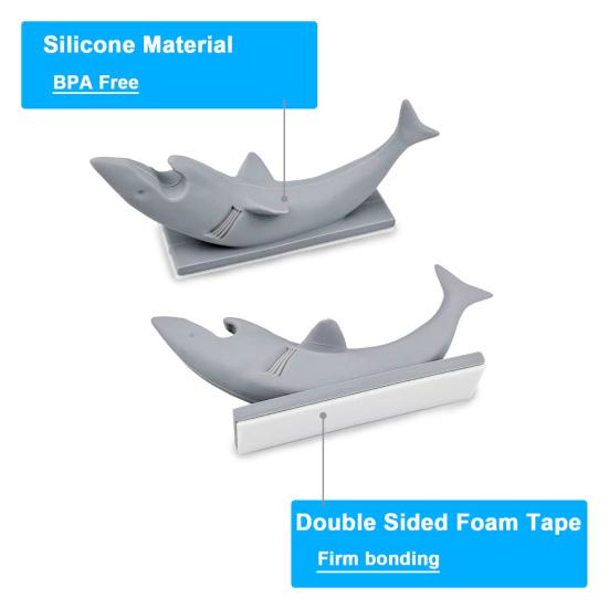 1/5/10 шт. Органайзер для шнуров кухонной техники в форме акулы, держатель для намотки шнуров мелкой бытовой техники, для мультиварки, миксера, кофеварки