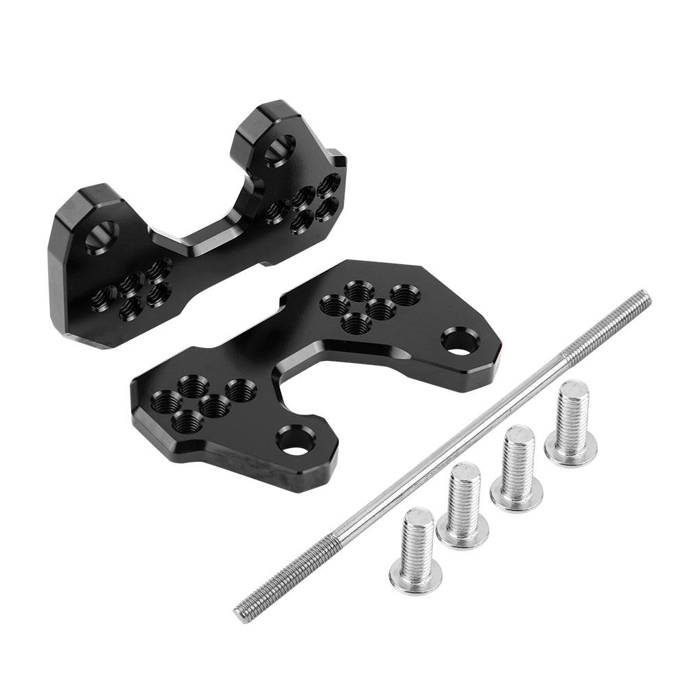 2 Pcs Motorcycle Rearset Base Foot Pegs Accessories for Yamaha MT03 YZF R3 2015 2016