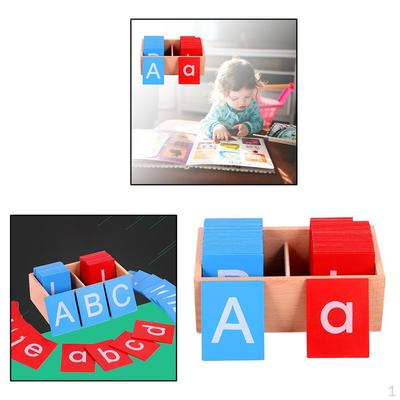 Монтессори ABC Wood Early деревянная доска с буквами прописные строчные игрушки для детей