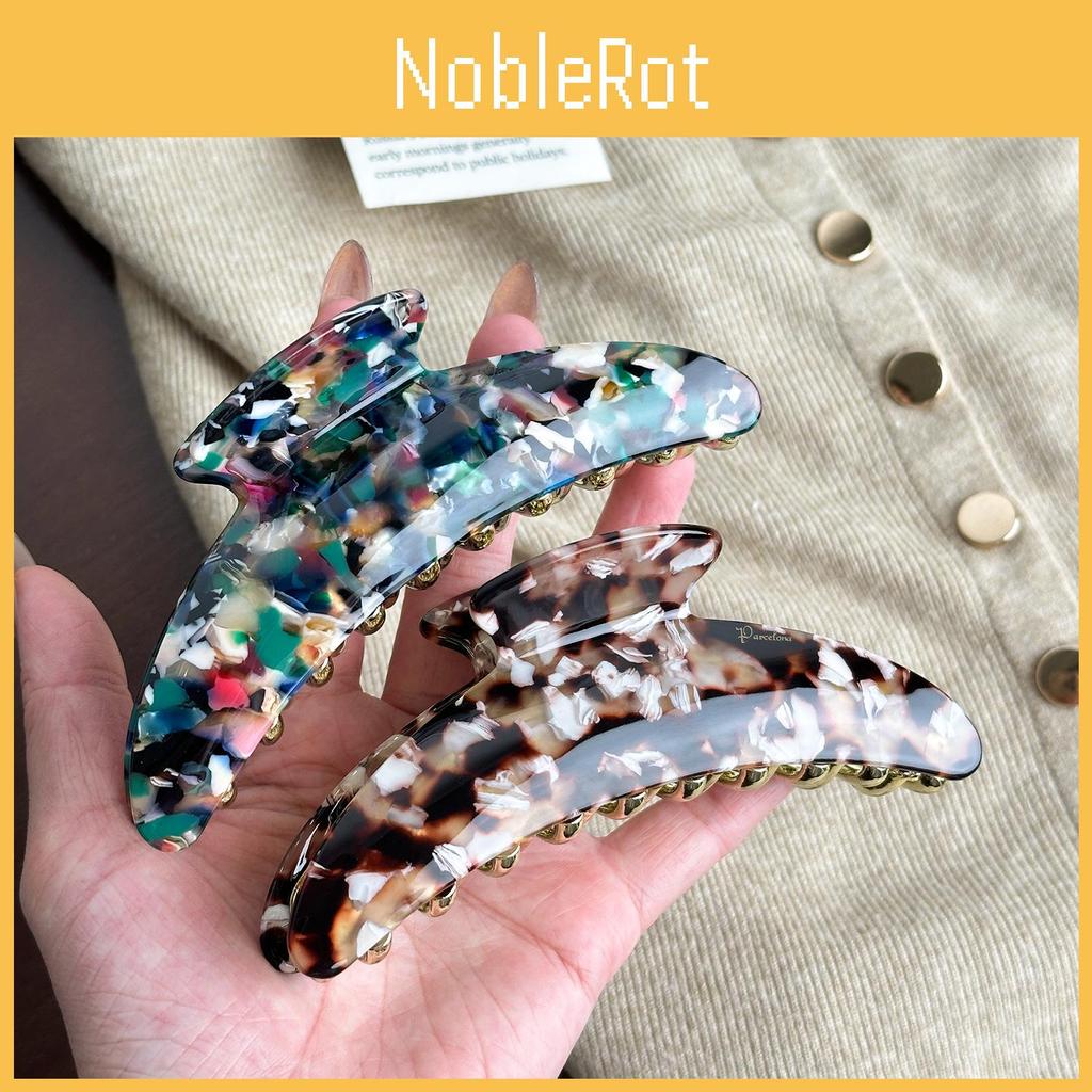 Большие уникальные заколки-крабы для волос из высококачественного ацетата для женщин