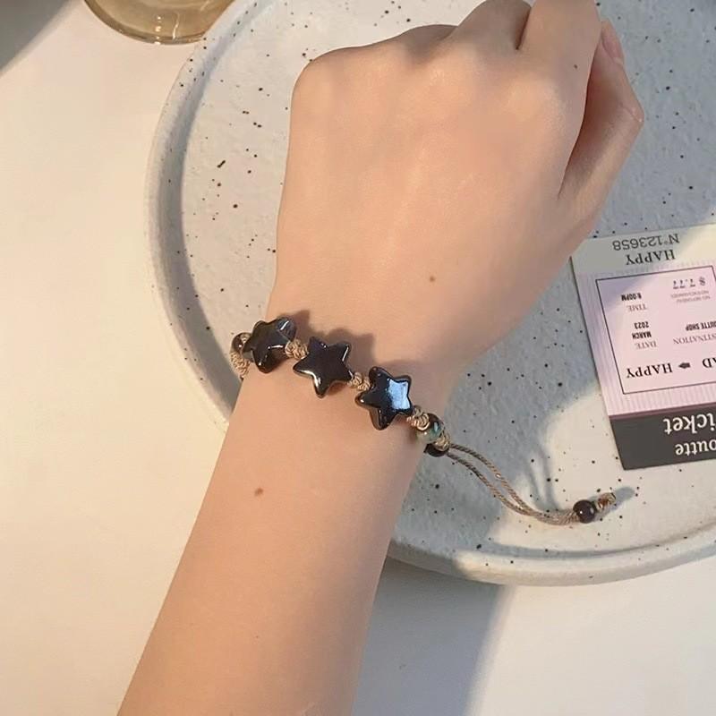 Этнический Браслет-звезда ручной работы Геометрические бусины дофамина Унисекс Ювелирное украшение на запястье